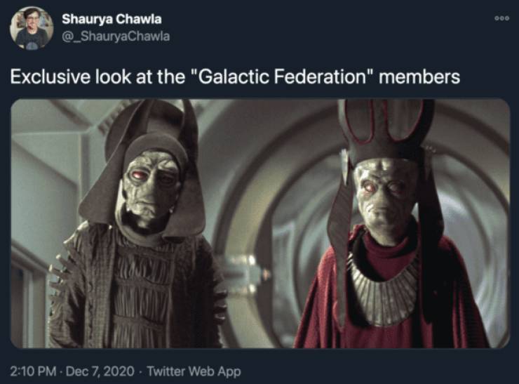 nute gunray - 200 Shaurya Chawla Exclusive look at the "Galactic Federation" members . Twitter Web App