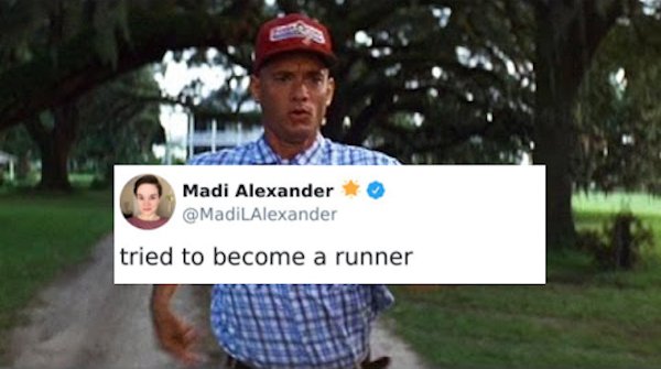 Madi Alexander tried to become a runner