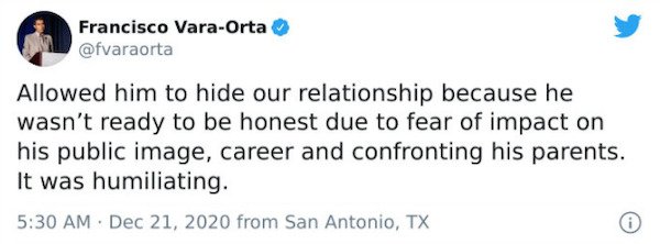 manchester attack ariana grande tweet - Francisco VaraOrta Allowed him to hide our relationship because he wasn't ready to be honest due to fear of impact on his public image, career and confronting his parents. It was humiliating. from San Antonio, Tx