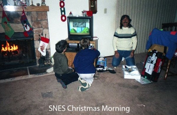 90s kid video games - Snes Christmas Morning