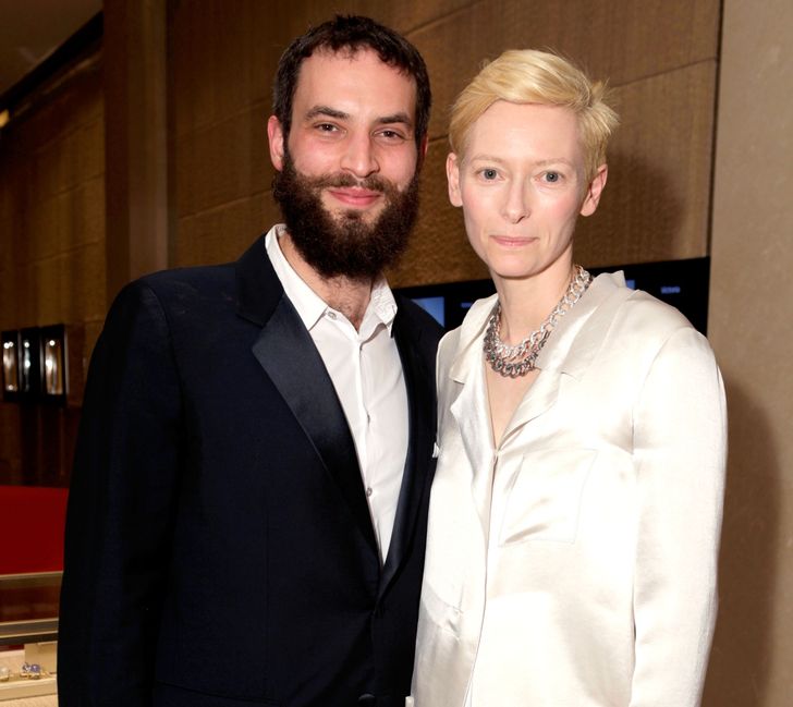 Tilda Swinton and Sandro Kopp — 18 years difference