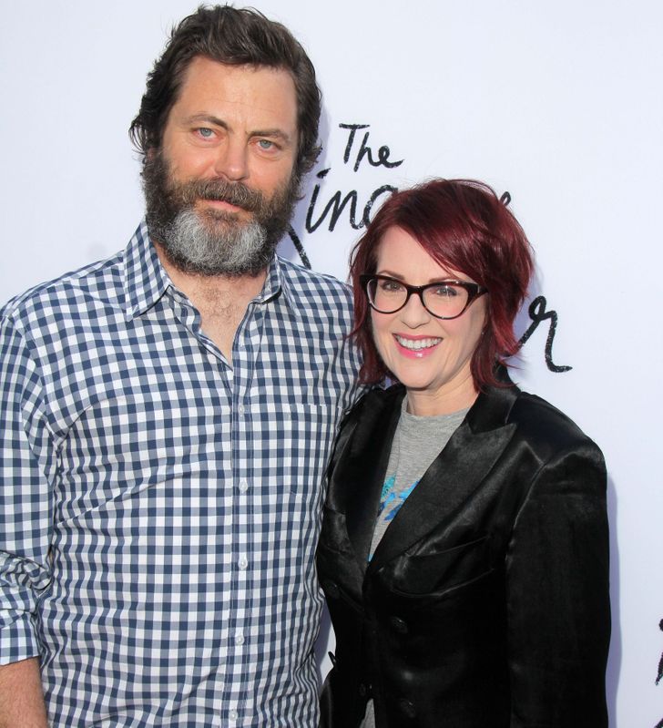 Megan Mullally and Nick Offerman — 12 years difference