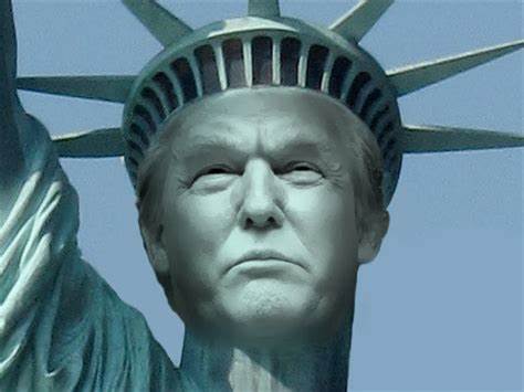 New Bill Proposal:  The bill would elect to change the face of the Statue Of Liberty to the face of Donald J. Trump.  Many people support this bill because BLM protestors would never be able to pull it down.