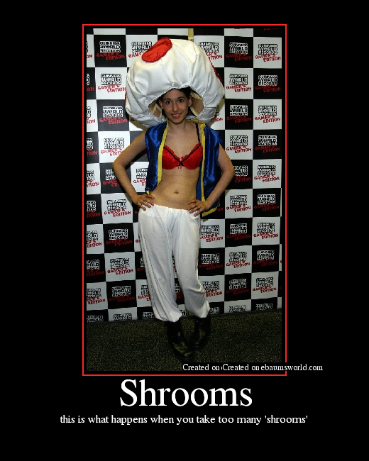 this is what happens when you take too many 'shrooms'
