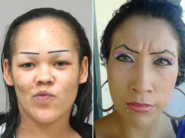 women eyebrows