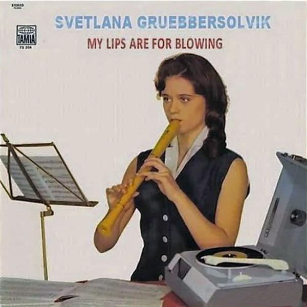 worst album covers of all time - 2010 Svetlana Gruebbersolvik My Lips Are For Blowing