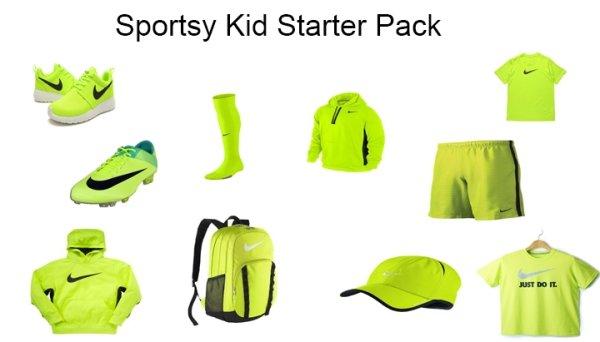 starter pack - sporty kid starter pack - Sportsy Kid Starter Pack Just Do Tl