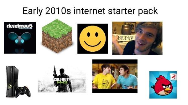 starter pack - early 2010s memes - Early 2010s internet starter pack deadmau5 Call Duty