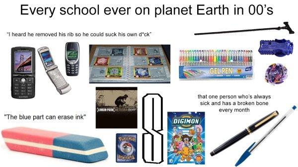 starter pack - 00s starter pack meme - Every school ever on planet Earth in 00's