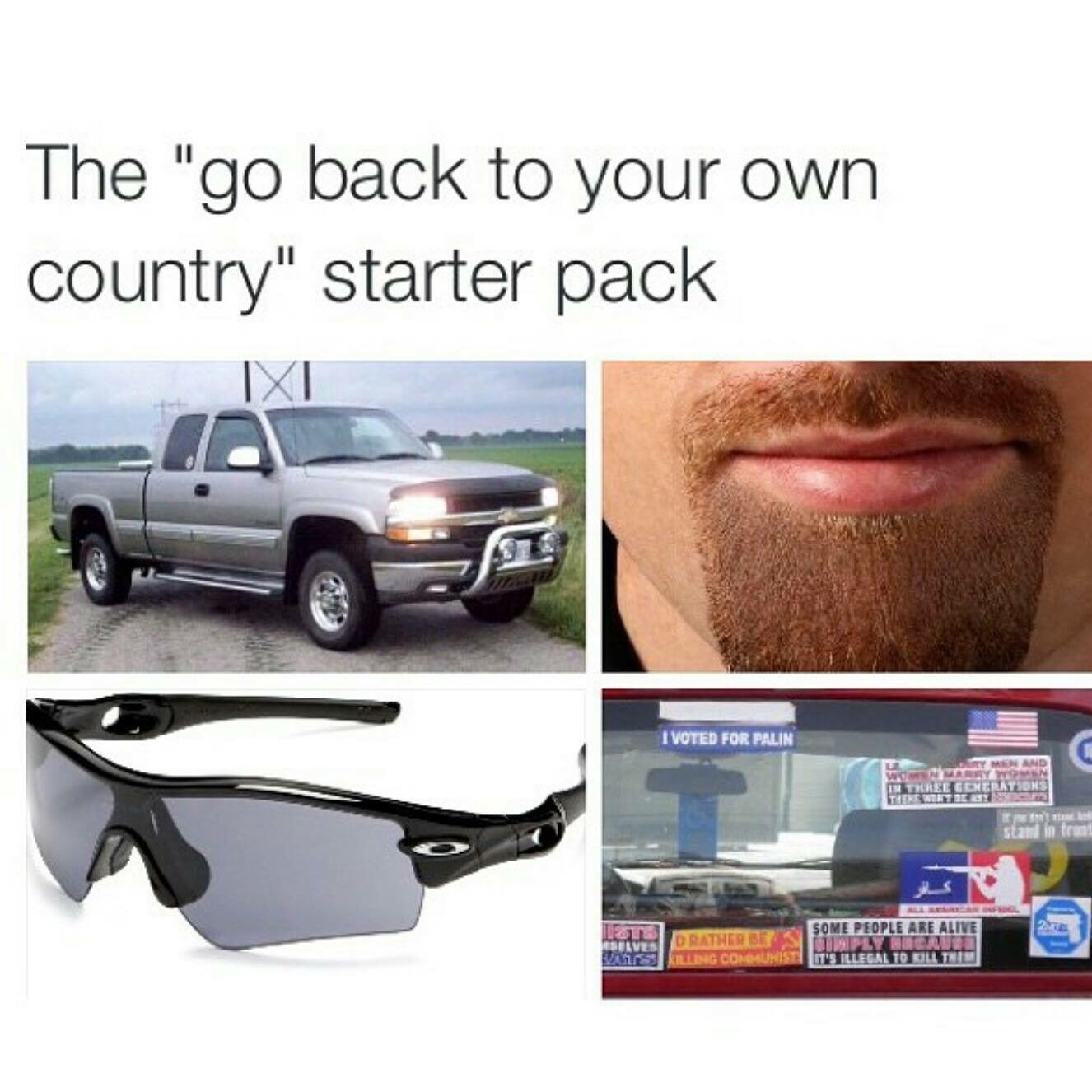 starter pack - go back to your own country - The