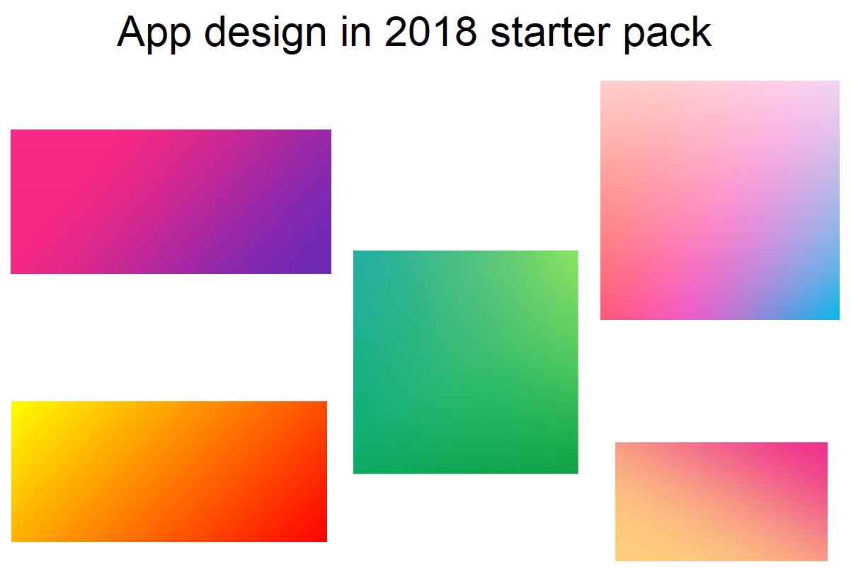 angle - App design in 2018 starter pack