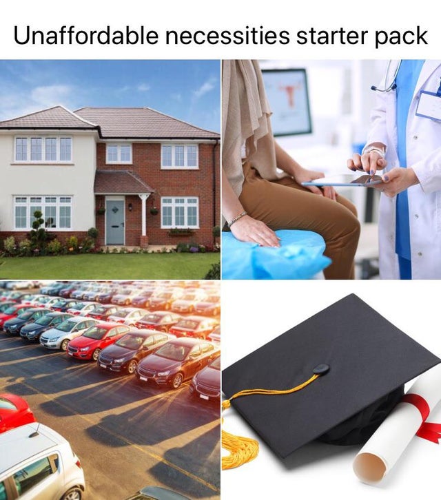 car market - Unaffordable necessities starter pack