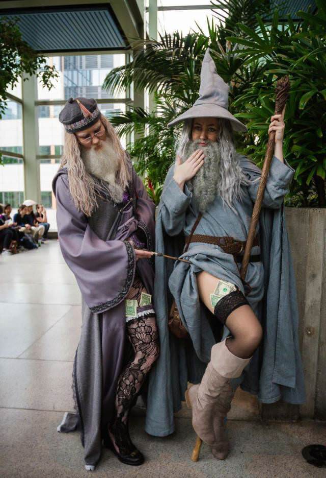 sexy gandalf cosplay