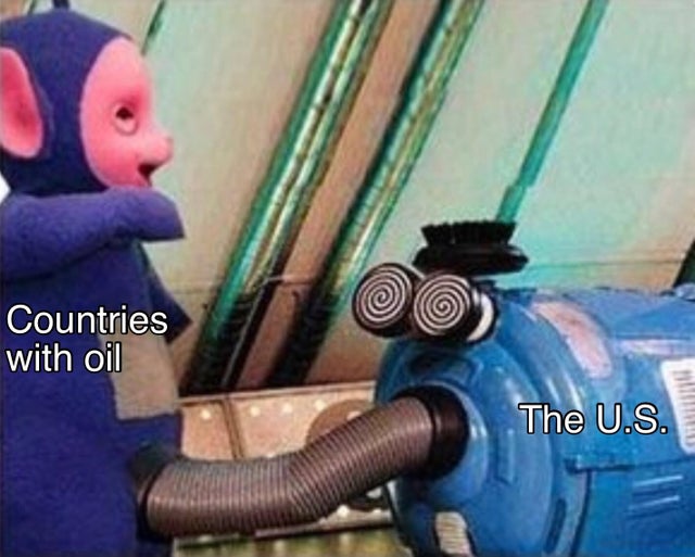 teletubbies noo noo - Countries with oil The U.S.