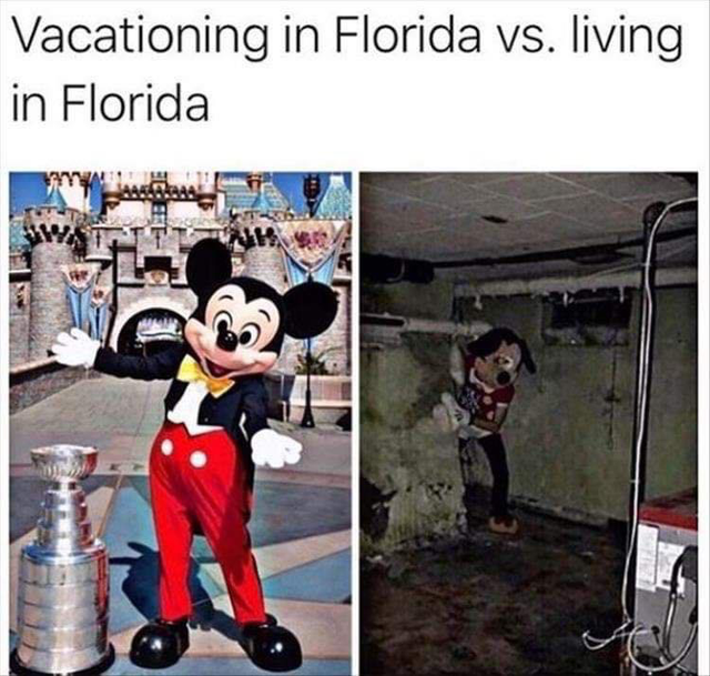 disneyland, sleeping beauty castle - Vacationing in Florida vs. living in Florida
