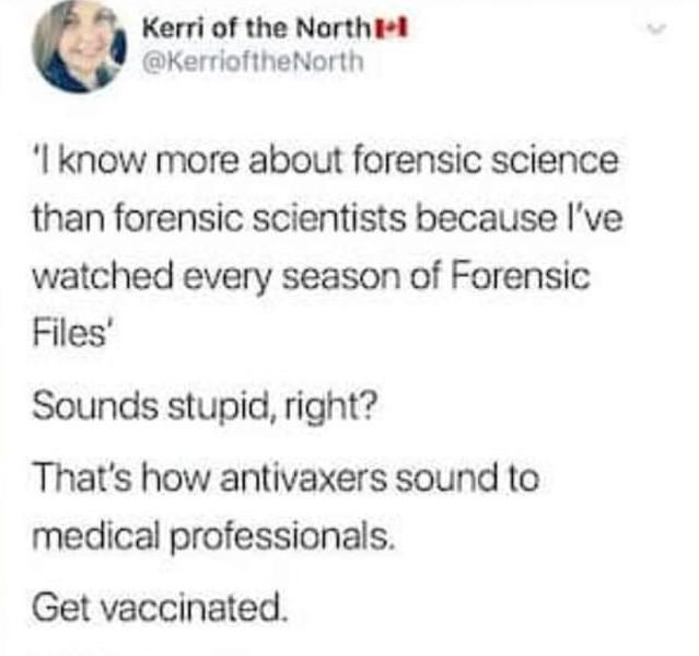 tv samsung have virus - Kerri of the Northe1 'I know more about forensic science than forensic scientists because I've watched every season of Forensic Files' Sounds stupid, right? That's how antivaxers sound to medical professionals. Get vaccinated.
