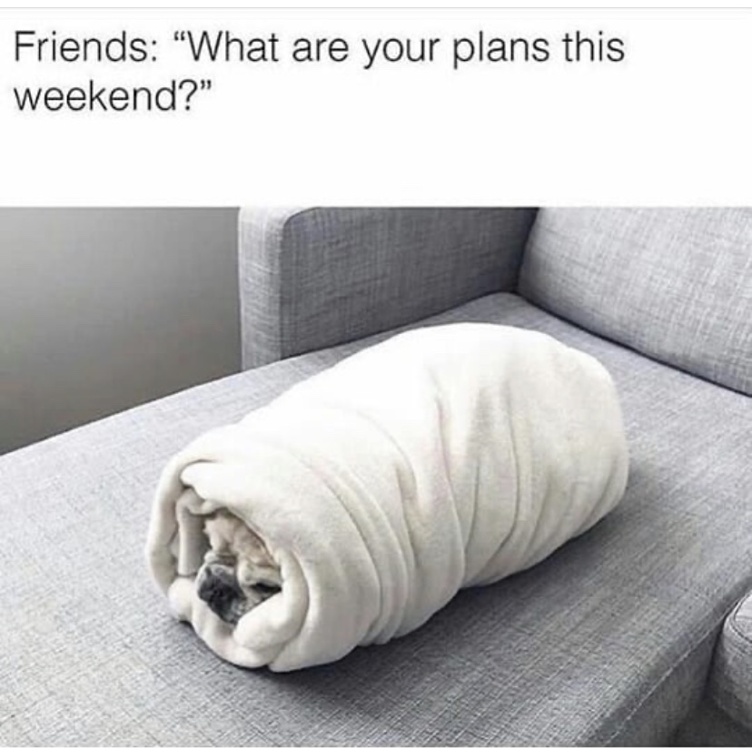 Friends "What are your plans this weekend?"