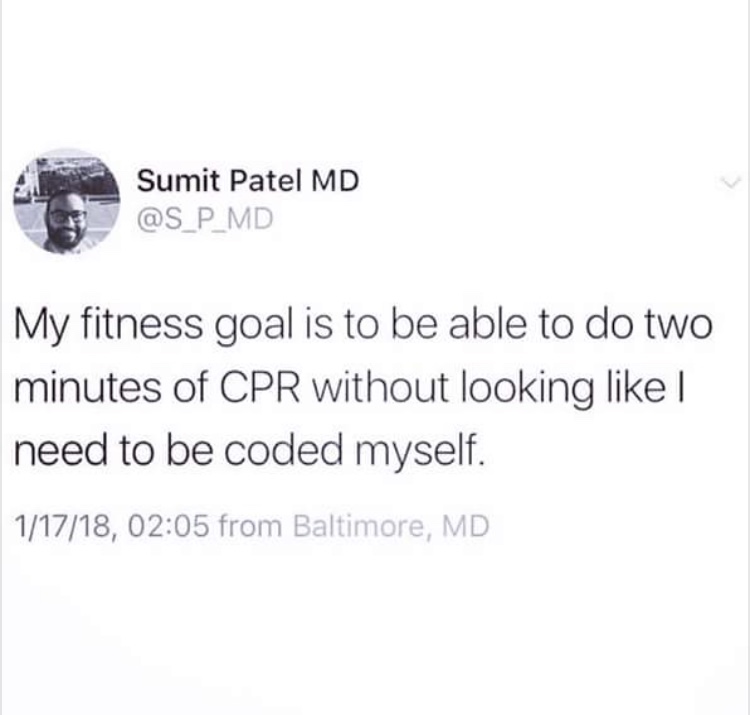 kanye poop meme - A Sumit Patel Md P Md My fitness goal is to be able to do two minutes of Cpr without looking ! need to be coded myself. 11718, from Baltimore, Md
