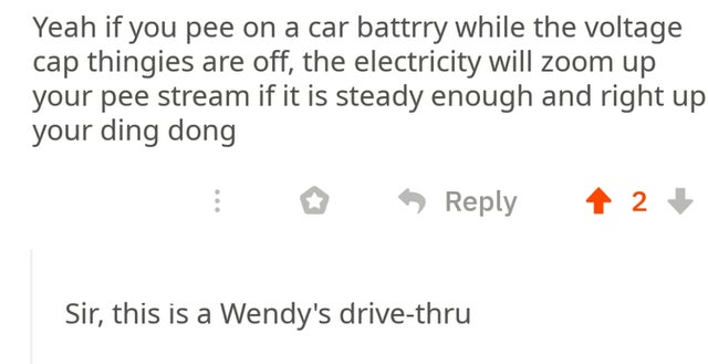 ni nh3 4 2+ - Yeah if you pee on a car battrry while the voltage cap thingies are off, the electricity will zoom up your pee stream if it is steady enough and right up your ding dong Sir, this is a Wendy's drivethru