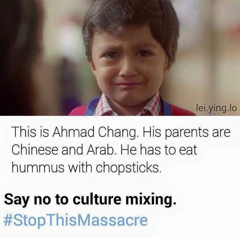 ahmad chang meme - lei.ying.lo This is Ahmad Chang. His parents are Chinese and Arab. He has to eat hummus with chopsticks. Say no to culture mixing.