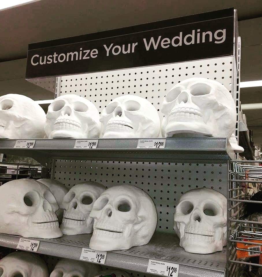 customize your wedding skulls - Customize Your Wedding 0 0 . . $19.99 gh