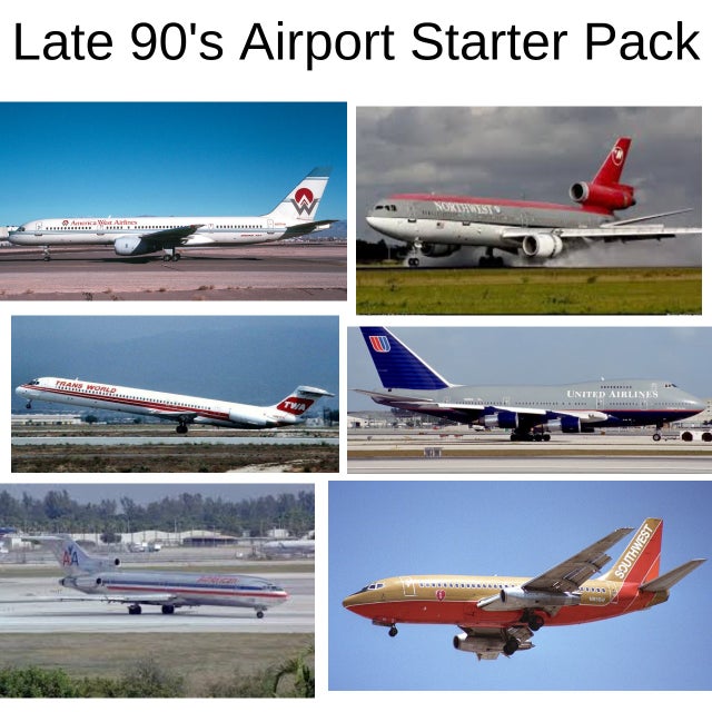 airline - Late 90's Airport Starter Pack Wan.Marillas Southwest