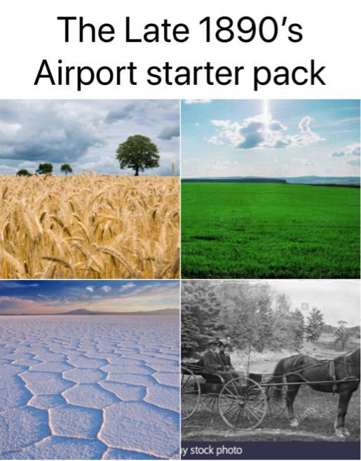 water resources - The Late 1890's Airport starter pack ly stock photo
