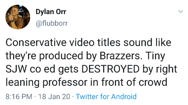 nomin incorrect quotes - Dylan Orr Conservative video titles sound they're produced by Brazzers. Tiny Sjw co ed gets Destroyed by right leaning professor in front of crowd 18 Jan 20 Twitter for Android