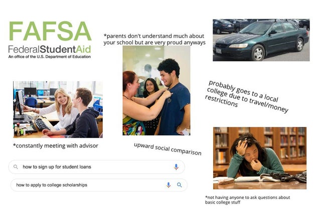 conversation - Fafsa Fafsa parents don't understand much about your school but are very proud anyways FederalStudentAid An office of the U.S. Department of Education probably goes to a local college due to travelmoney restrictions constantly meeting with 