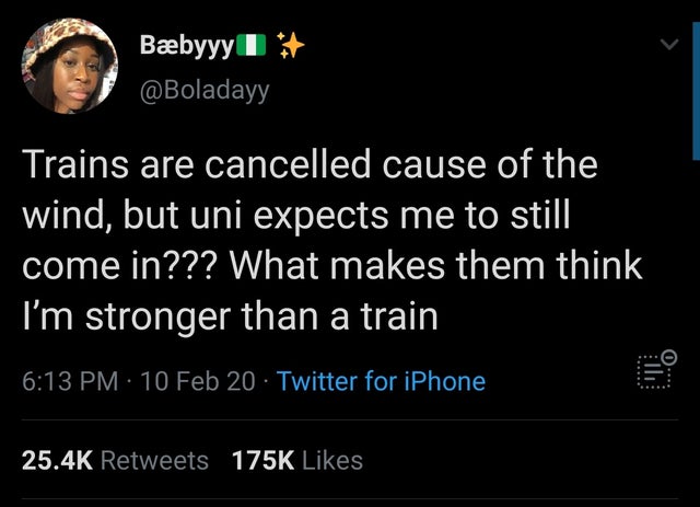 pornhub comments marx - Bbyyy I Trains are cancelled cause of the wind, but uni expects me to still come in??? What makes them think I'm stronger than a train 10 Feb 20 Twitter for iPhone