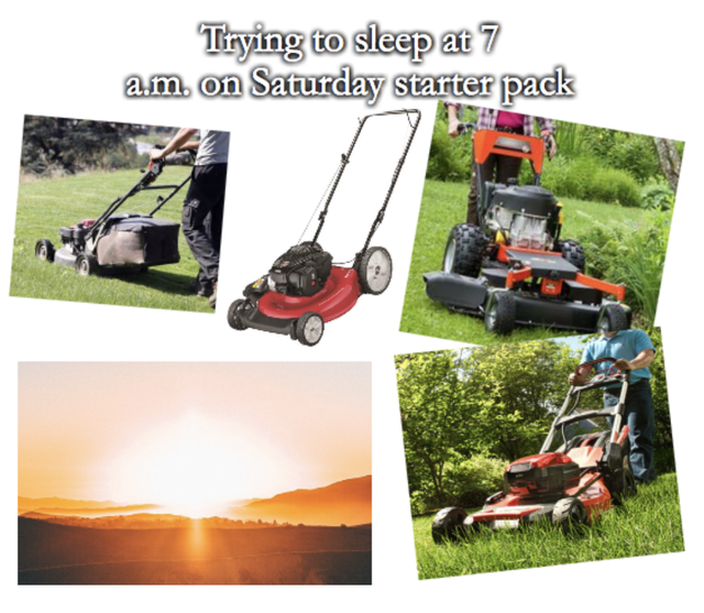 vehicle - Trying to sleep at 7 a.m. on Saturday starter pack