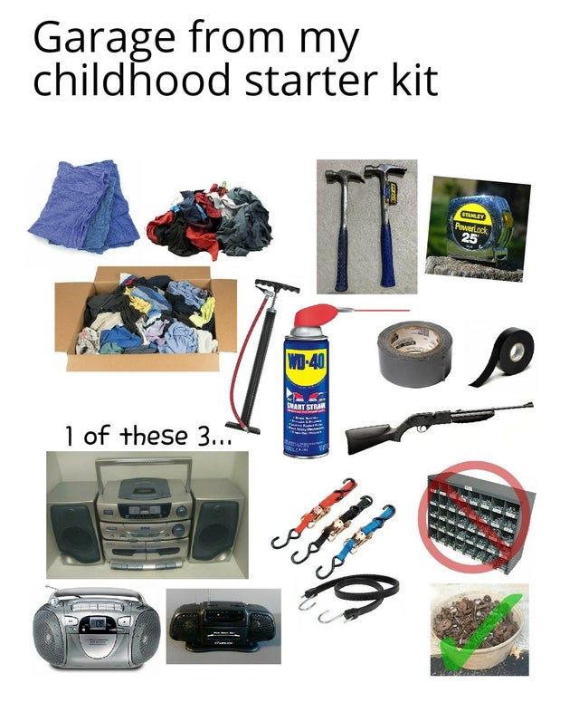 tevada - Garage from my childhood starter kit Tanley Powered 25 1.4 1 of these 3...