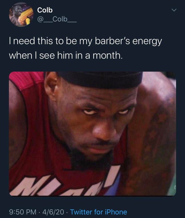 lebron game 6 celtics - this needs to be my barber's energy when I see him in a month.
