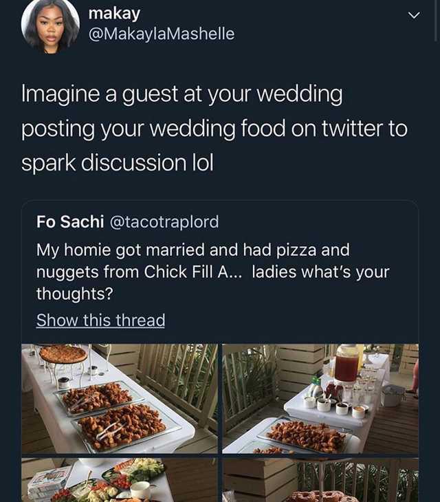 recipe for me fan art thomas sanders - makay Mashelle Imagine a guest at your wedding posting your wedding food on twitter to spark discussion lol Fo Sachi My homie got married and had pizza and nuggets from Chick Fill A... ladies what's your thoughts? Sh