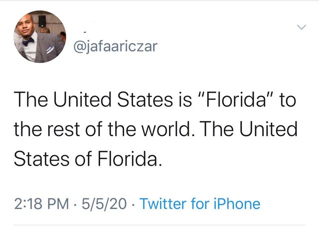 dennys tumblr posts - zar The United States is "Florida" to the rest of the world. The United States of Florida. 5520 Twitter for iPhone