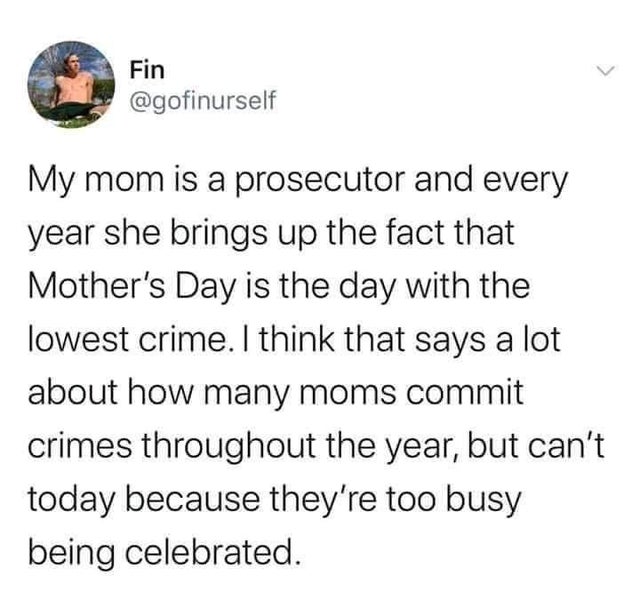 lady gaga bayonetta twitter - Fin My mom is a prosecutor and every year she brings up the fact that Mother's Day is the day with the lowest crime. I think that says a lot about how many moms commit crimes throughout the year, but can't today because they'