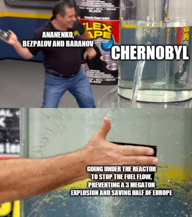 coronavirus zoom meme - Nordbalmeram Ack Lex Ananenko, Bezpalov And Baranov Chernobyl Slack pe Going Under The Reactor To Stop The Fuel Flow, Preventing A 3 Megaton Explosion And Saving Half Of Europe