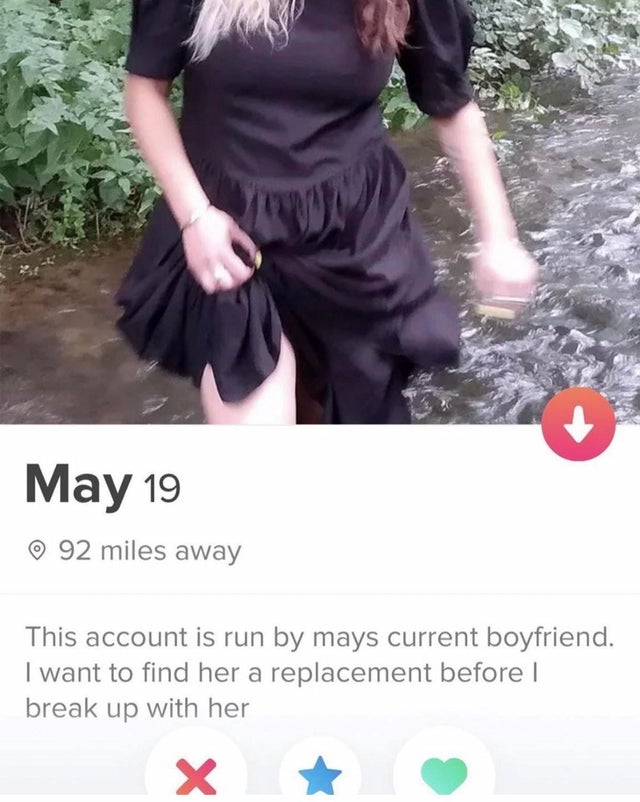 they say chivalry is dead - May 19 92 miles away This account is run by mays current boyfriend. I want to find her a replacement before ! break up with her X