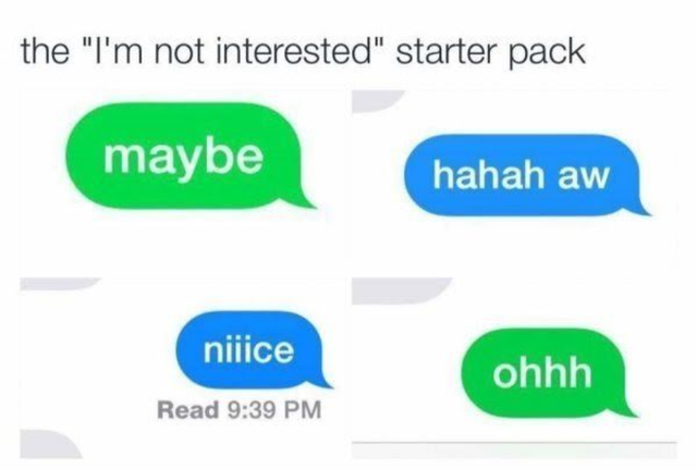 diagram - the "I'm not interested" starter pack maybe hahah aw nilice ohhh Read