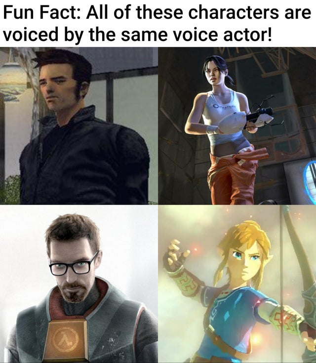 Fun Fact All of these characters are voiced by the same voice actor! O