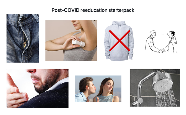 funny starter pack memes - Post Covid reeducation starterpack