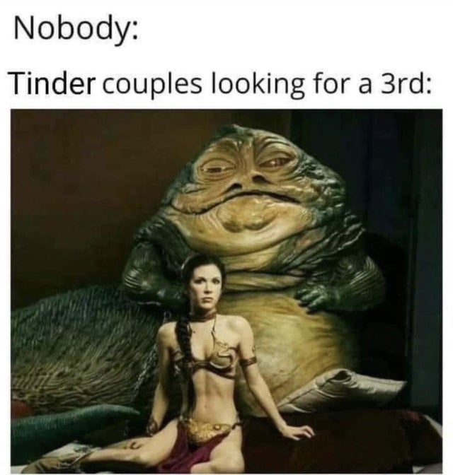 Princess Leia - Nobody Tinder couples looking for a 3rd
