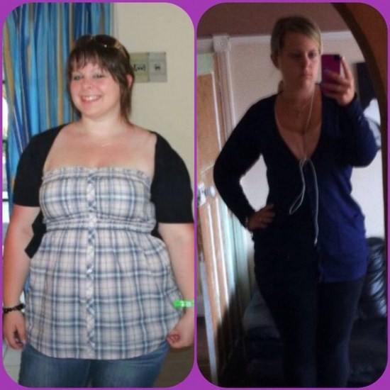 Motivational weight loss transformations