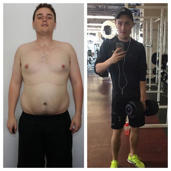 Motivational weight loss transformations