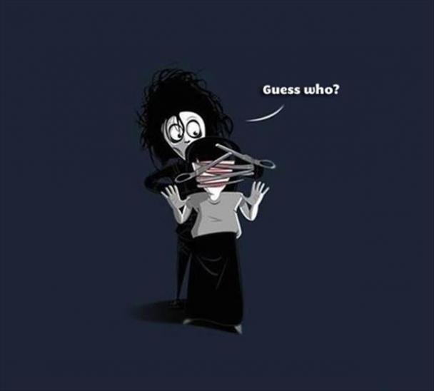 edward scissorhands guess - Guess who?