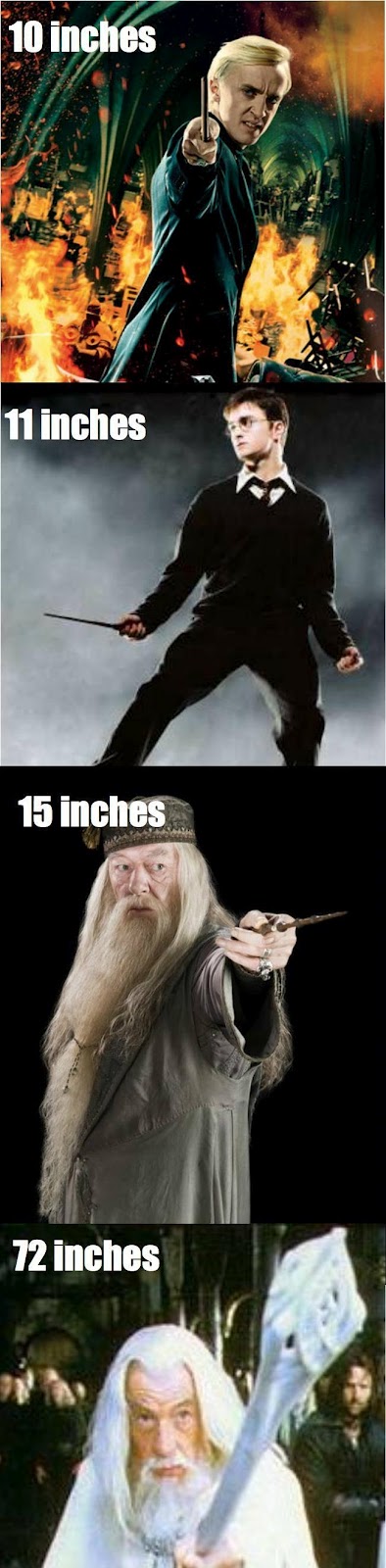 harry potter - 10 inches 11 inches 15 inches 72 inches