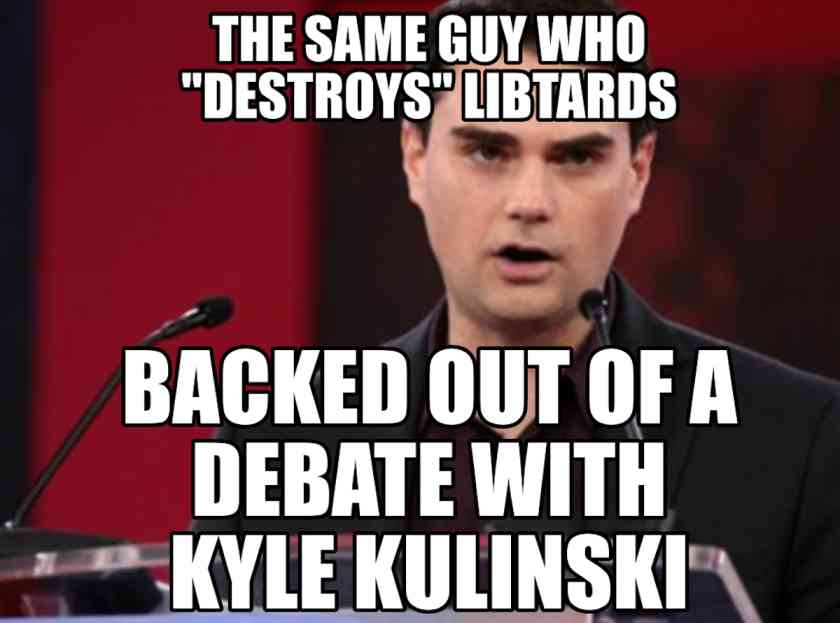 political meme getty villa - The Same Guy Who "Destroys" Libtards Backed Out Of A Debate With Kyle Kulinski