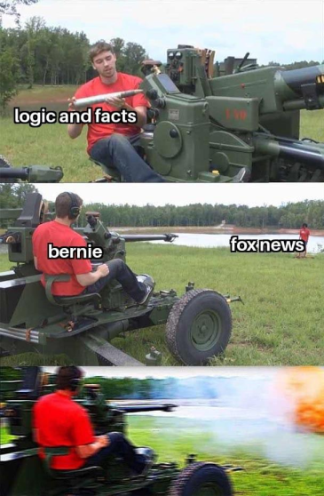 political meme fpsrussia meme template - logic and facts 2 bernie foxnews