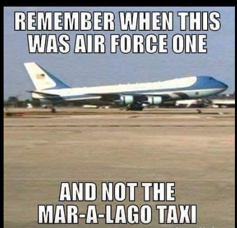 ramanandi sampradaya - Remember When This Was Air Force One And Not The MarALago Taxi