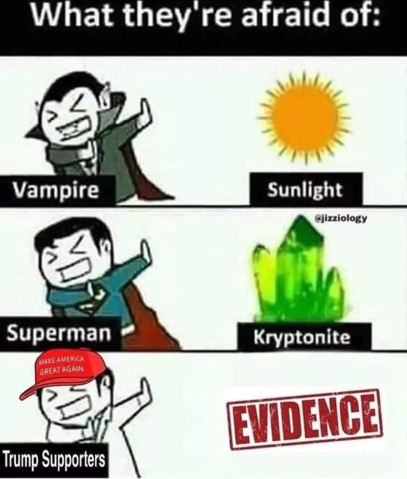 programmers dark theme meme - What they're afraid of Vampire Sunlight Superman Kryptonite Make America Great Again Evidence Trump Supporters